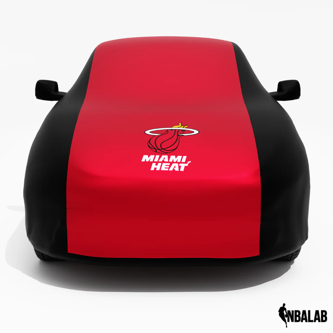 Officially Licensed Miami Heat 2 Tone Car Covers – Indoor & Outdoor | NBA Protection | HeroCovers - Image 3