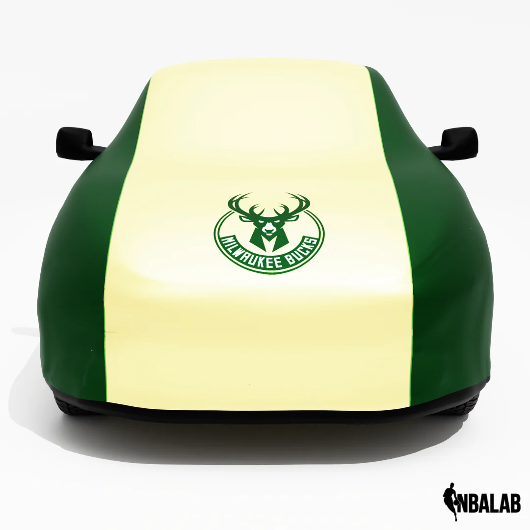Officially Licensed Milwaukee Bucks 2 Tone Car Covers – Indoor & Outdoor | NBA Protection | HeroCovers - Image 3