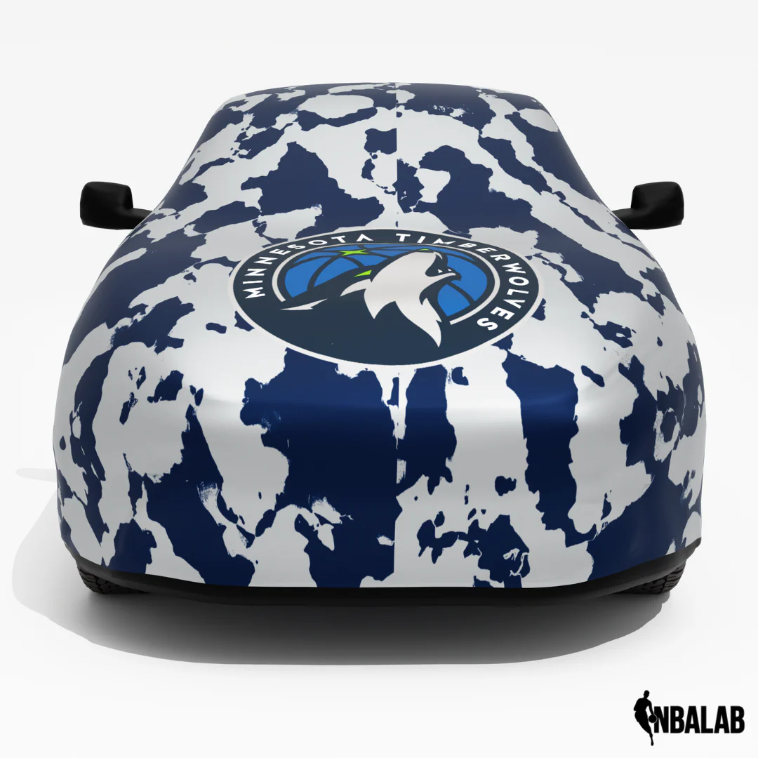 Officially Licensed Minnesota Timberwolves Comouflage Car Covers – Indoor & Outdoor | NBA Protection | HeroCovers - Image 3