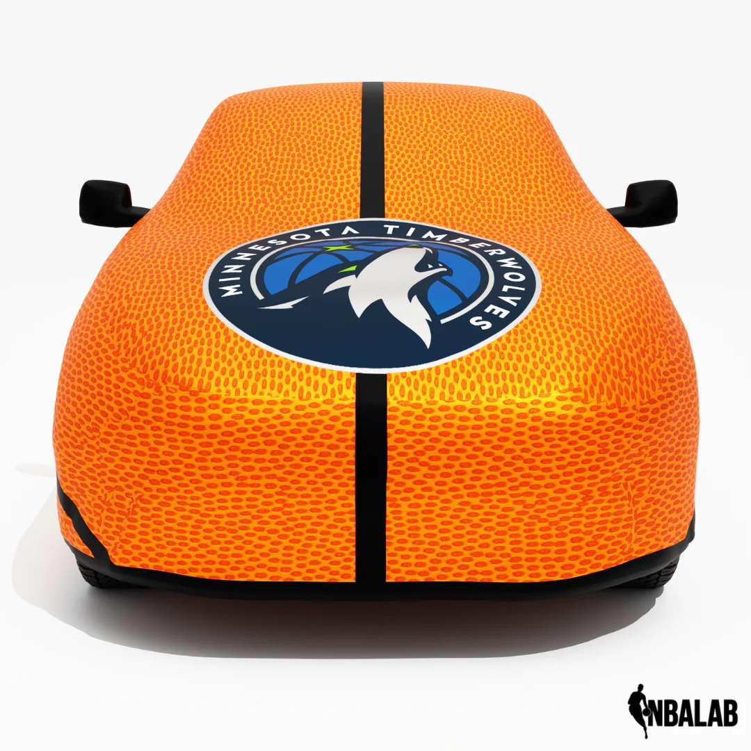 Officially Licensed Minnesota Timberwolves Life Size Basketball Car Covers – Indoor & Outdoor | NBA Protection | HeroCovers - Image 3