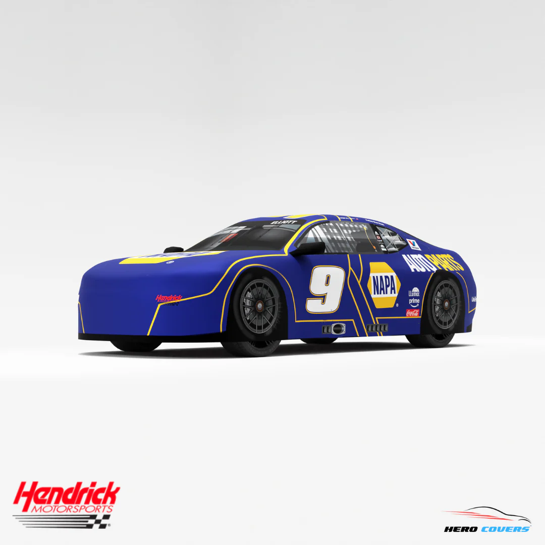 Officially Licensed Hendrick Motorsports NAPA AUTO PARTS (BLUE) Car Cover – Precision Fit & Ultimate Protection | HeroCovers