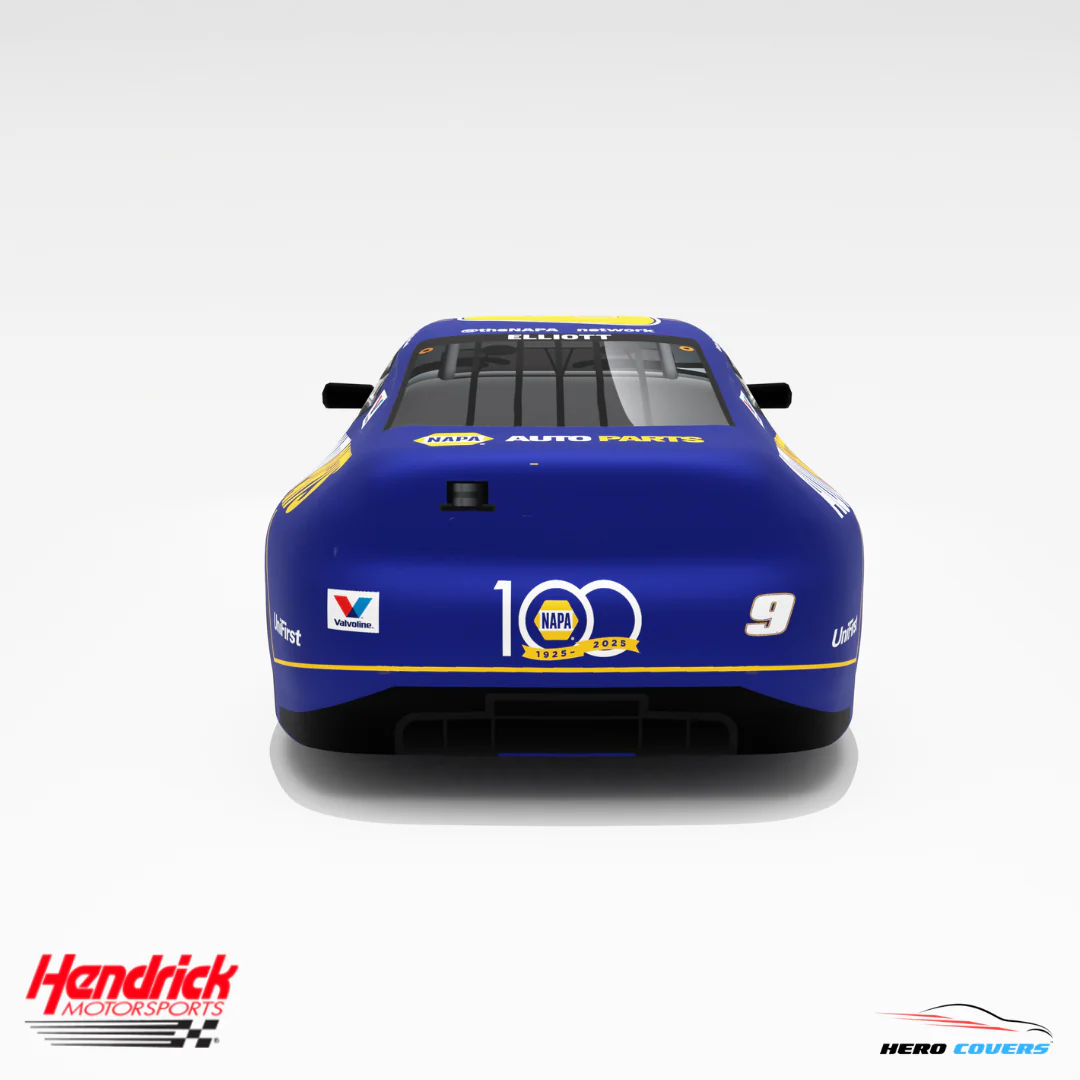 Officially Licensed Hendrick Motorsports NAPA AUTO PARTS (BLUE) Car Cover – Precision Fit & Ultimate Protection | HeroCovers - Image 6