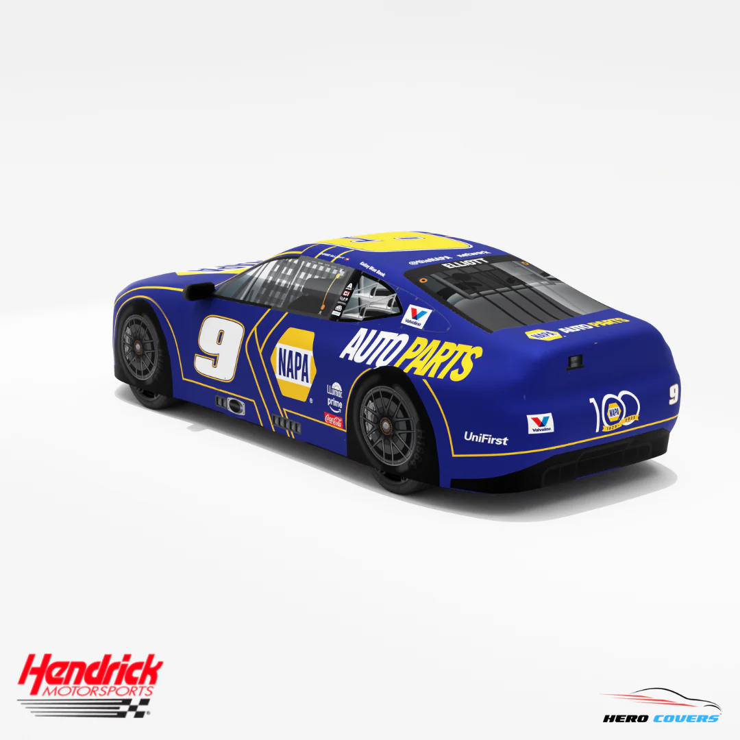 Officially Licensed Hendrick Motorsports NAPA AUTO PARTS (BLUE) Car Cover – Precision Fit & Ultimate Protection | HeroCovers - Image 7