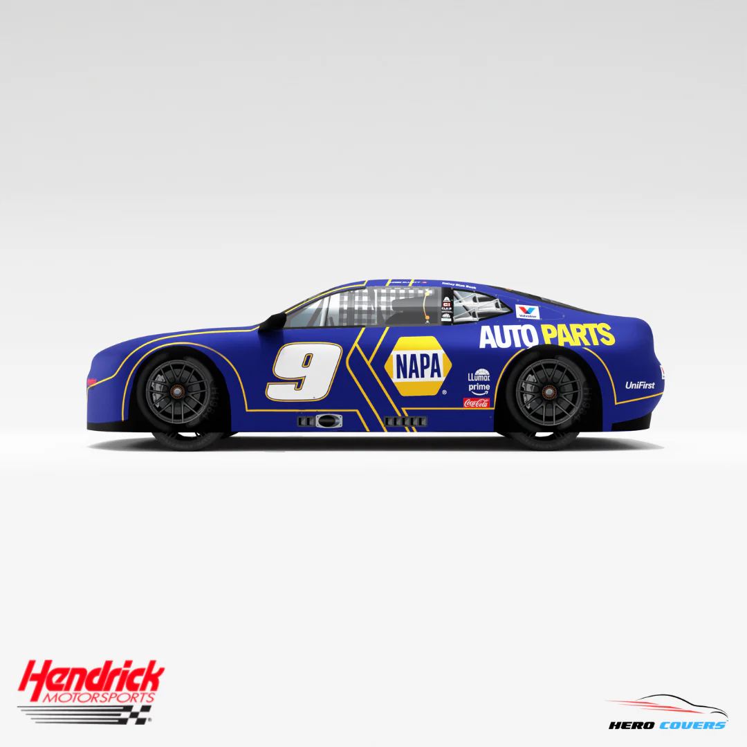 Officially Licensed Hendrick Motorsports NAPA AUTO PARTS (BLUE) Car Cover – Precision Fit & Ultimate Protection | HeroCovers - Image 8