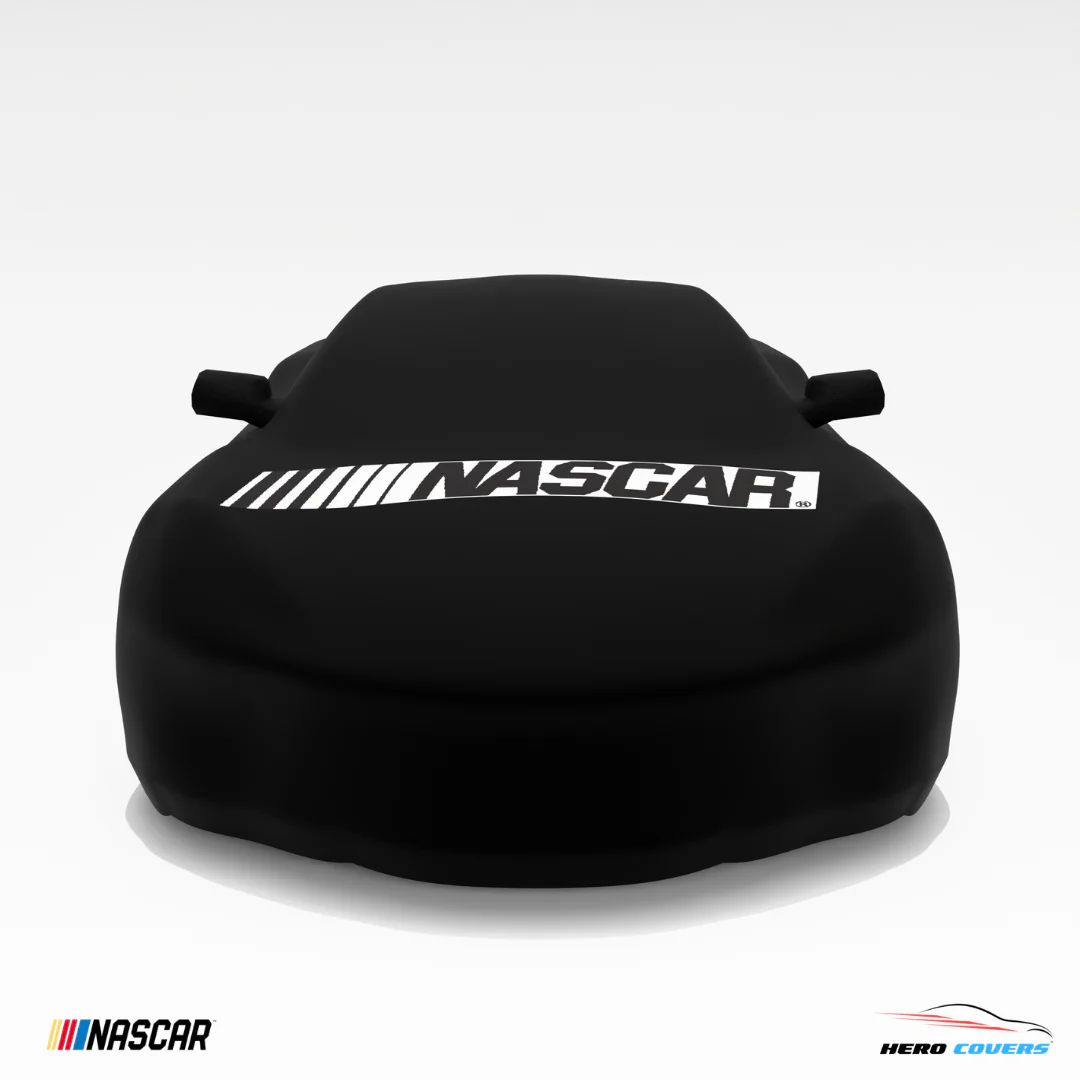 NASCAR White NASCAR Logo Car Covers | Officially Licensed by HeroCovers - Image 3