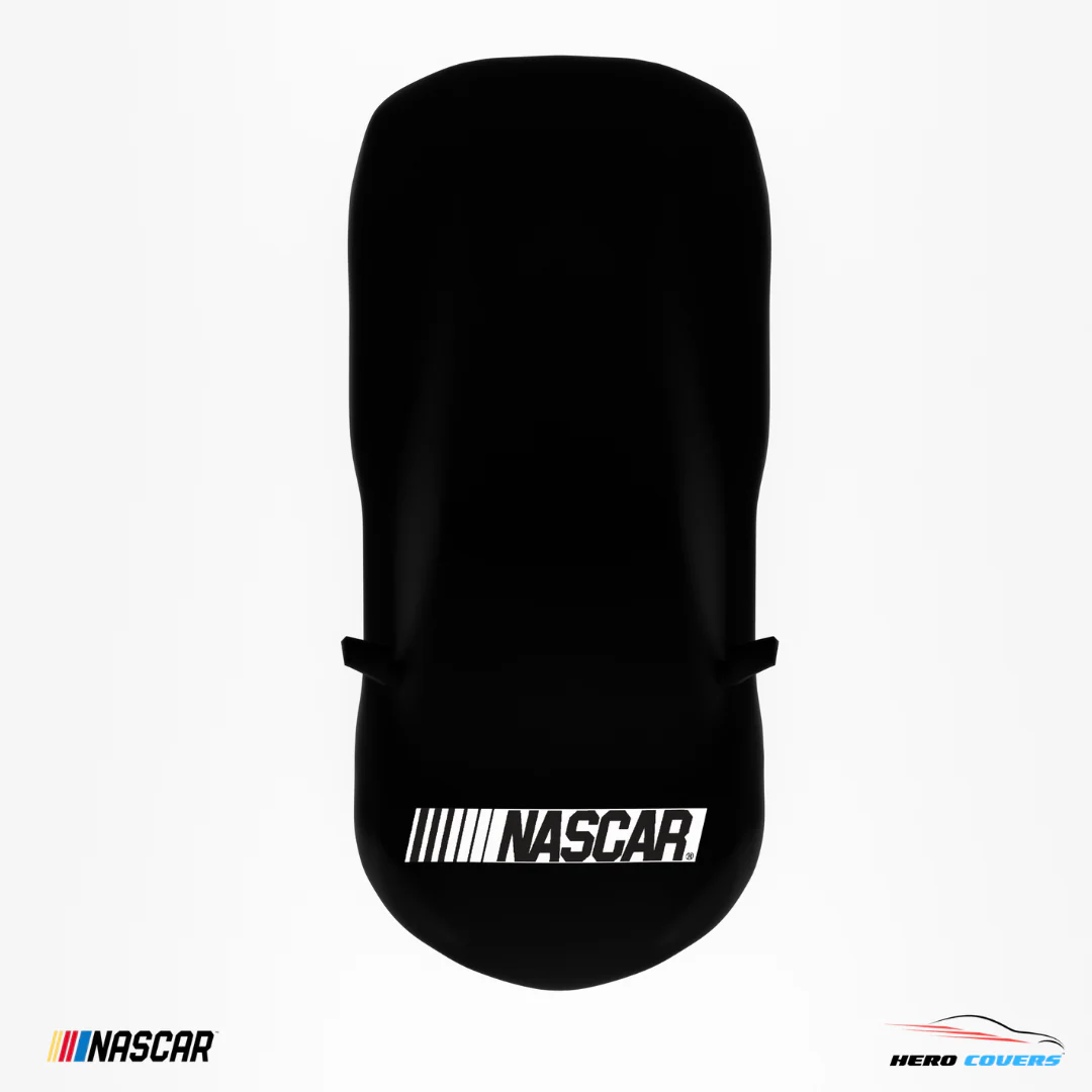 NASCAR White NASCAR Logo Car Covers | Officially Licensed by HeroCovers - Image 4