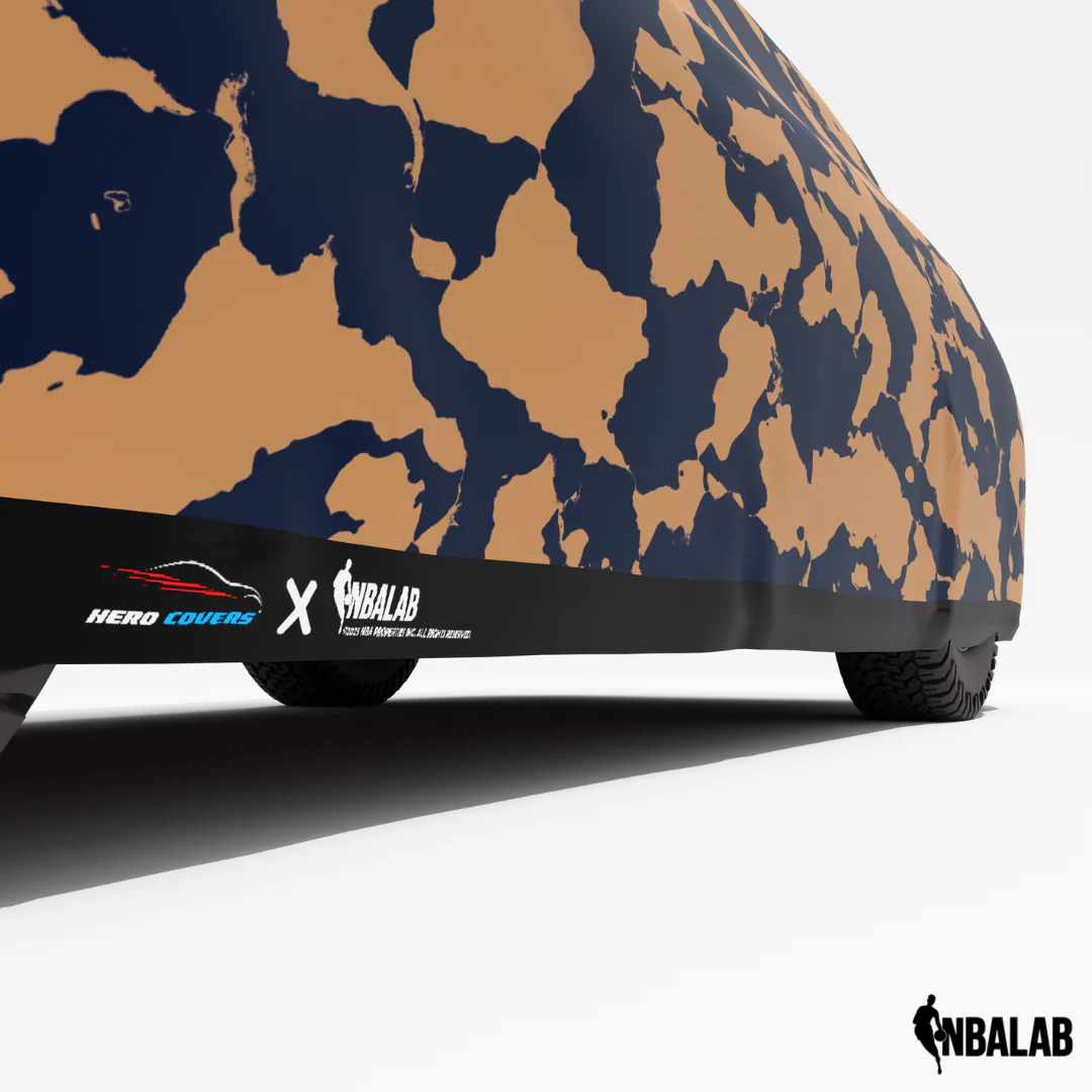 Officially Licensed New Orleans Comouflage Car Covers – Indoor & Outdoor | NBA Protection | HeroCovers - Image 4