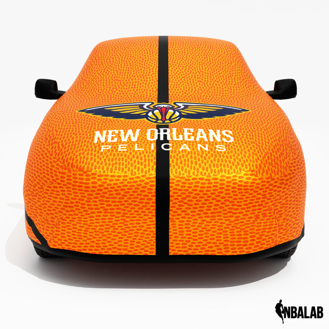 Officially Licensed New Orleans Life Size Basketball Car Covers – Indoor & Outdoor | NBA Protection | HeroCovers - Image 4