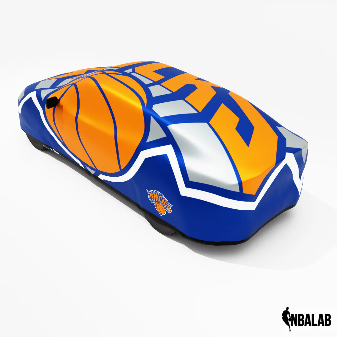 Officially Licensed New York Knicks Cover Stretch Logo – Indoor & Outdoor | NBA Protection | HeroCovers - Image 5