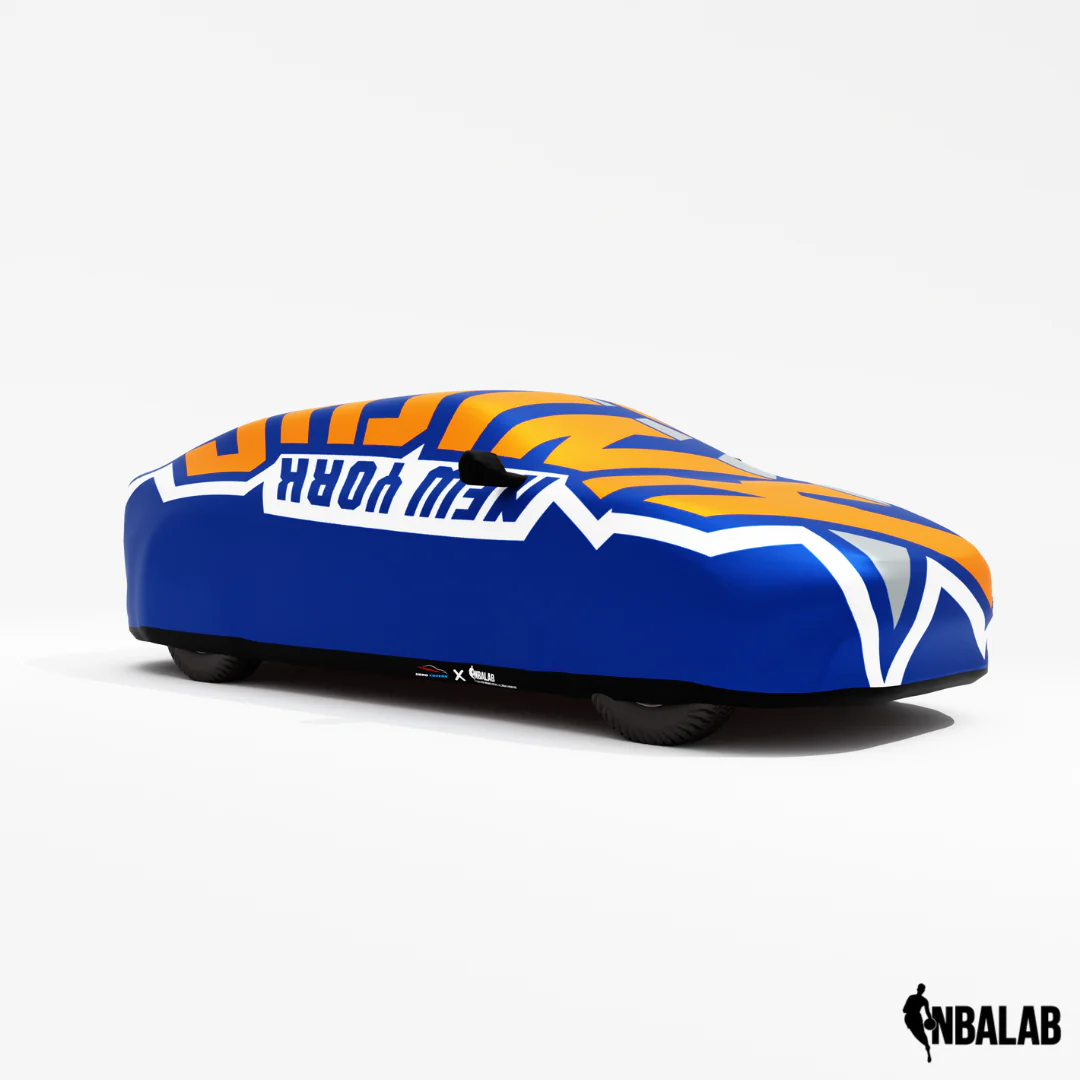 Officially Licensed New York Knicks Cover Stretch Logo – Indoor & Outdoor | NBA Protection | HeroCovers - Image 7