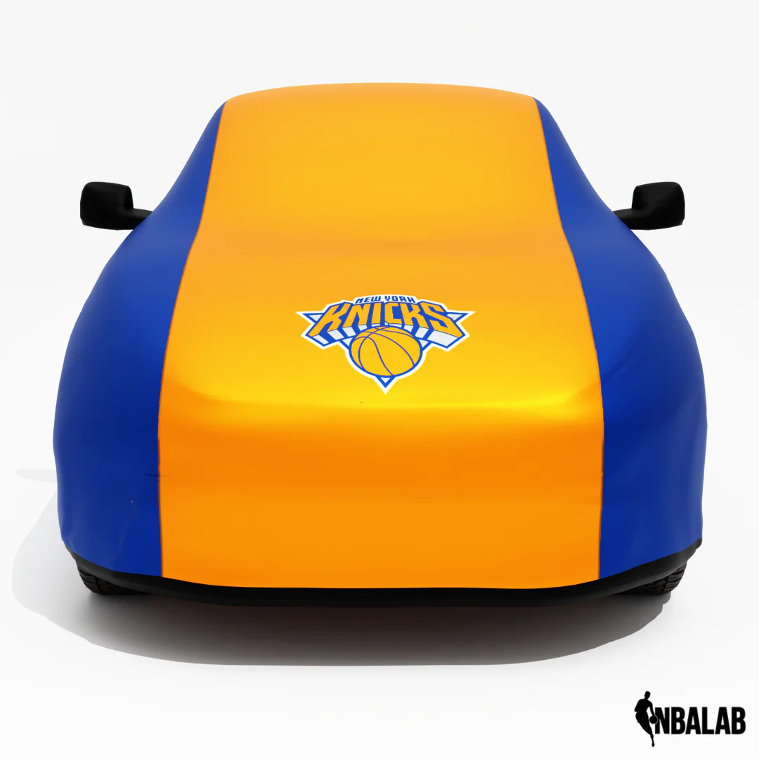 Officially Licensed New York Knicks 2 Tone Car Covers – Indoor & Outdoor | NBA Protection | HeroCovers - Image 4