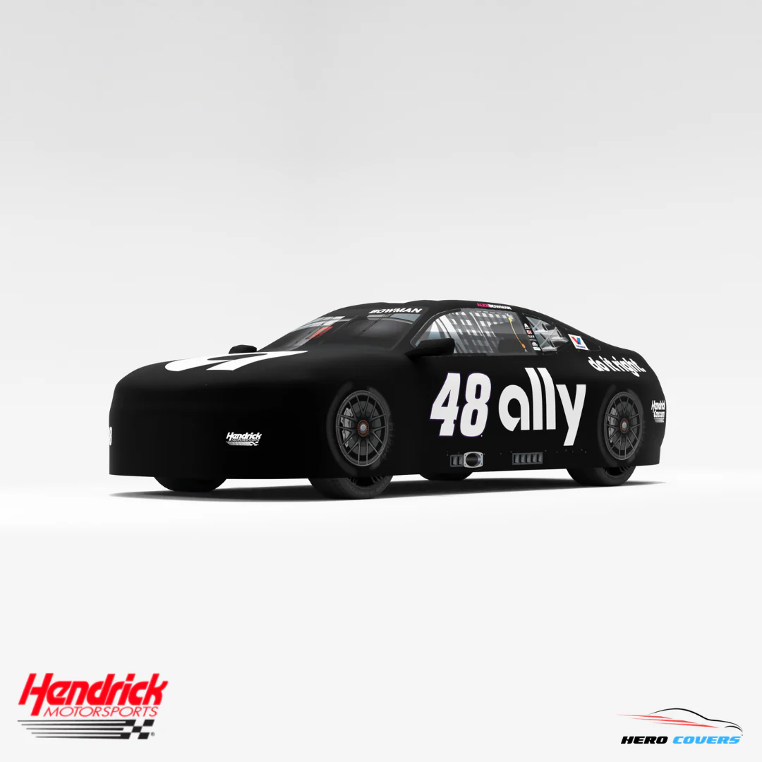 Officially Licensed Hendrick Motorsports Black Ally #48 Car Cover – Precision Fit & Ultimate Protection | HeroCovers