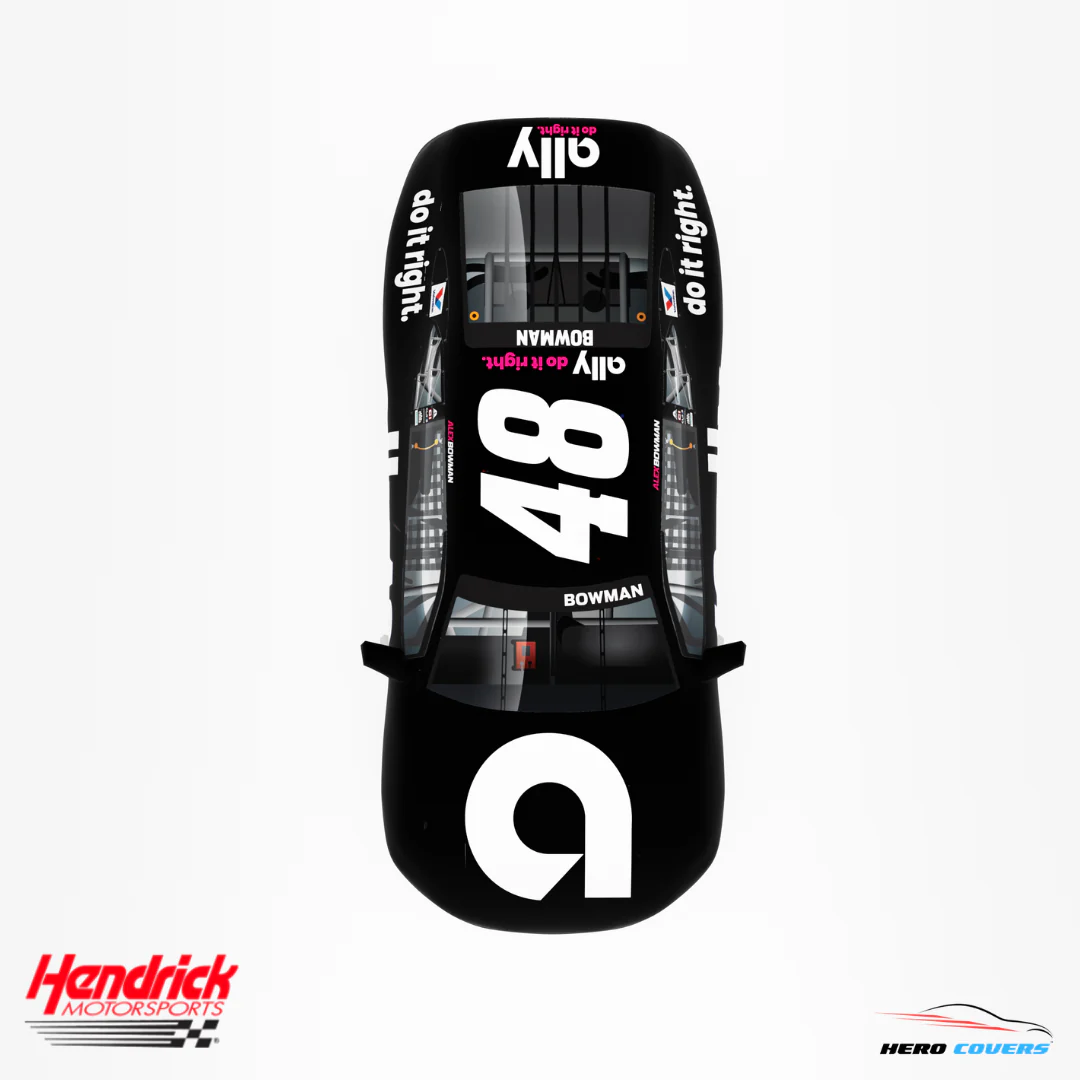 Officially Licensed Hendrick Motorsports Black Ally #48 Car Cover – Precision Fit & Ultimate Protection | HeroCovers - Image 4