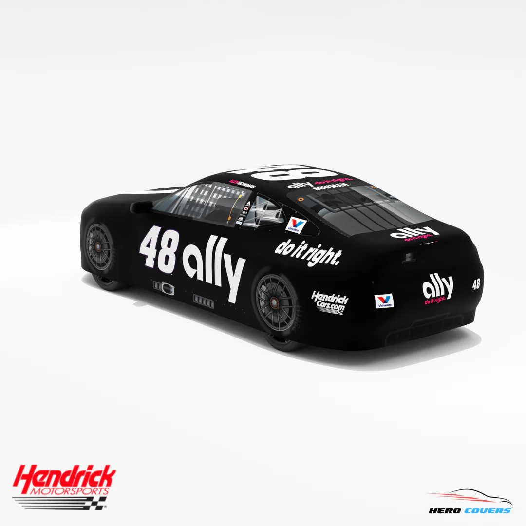 Officially Licensed Hendrick Motorsports Black Ally #48 Car Cover – Precision Fit & Ultimate Protection | HeroCovers - Image 7