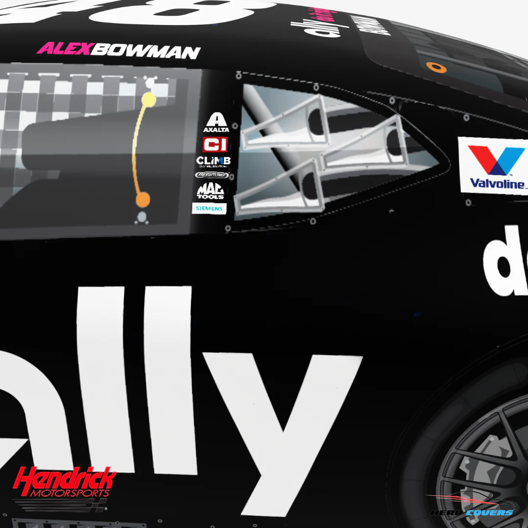 Officially Licensed Hendrick Motorsports Black Ally #48 Car Cover – Precision Fit & Ultimate Protection | HeroCovers - Image 9