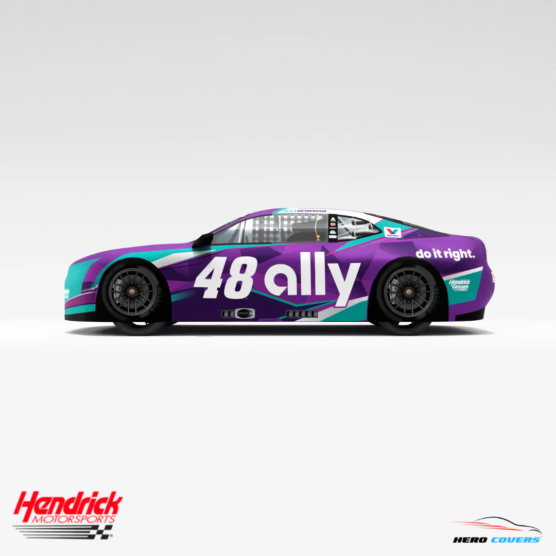 Officially Licensed Hendrick Motorsports Ally Purple NEW Car Cover – Precision Fit & Ultimate Protection | HeroCovers - Image 7