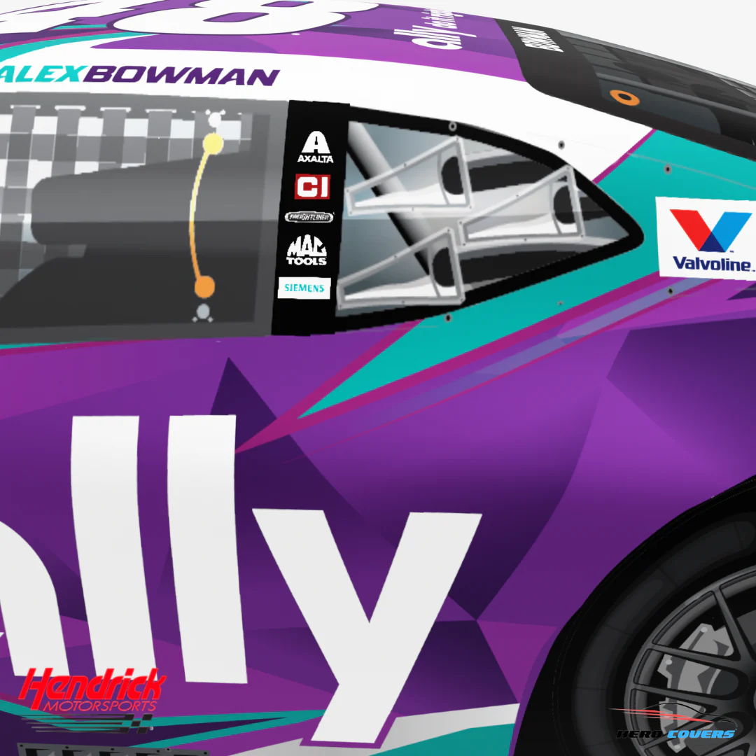 Officially Licensed Hendrick Motorsports Ally Purple NEW Car Cover – Precision Fit & Ultimate Protection | HeroCovers - Image 8