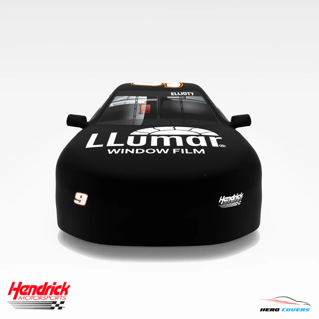 Officially Licensed Hendrick Motorsports Black Llumar #9 Car Cover – Precision Fit & Ultimate Protection | HeroCovers - Image 3