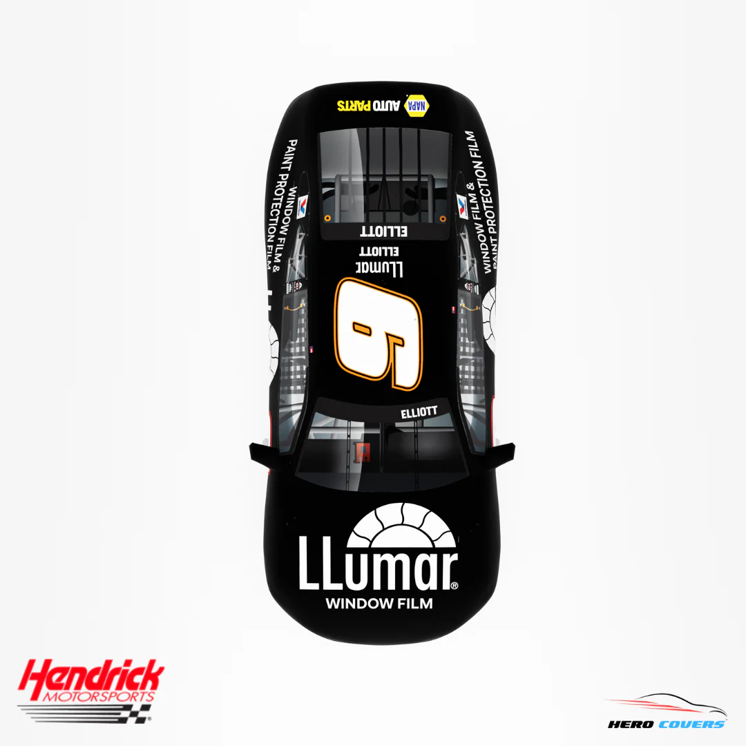 Officially Licensed Hendrick Motorsports Black Llumar #9 Car Cover – Precision Fit & Ultimate Protection | HeroCovers - Image 4