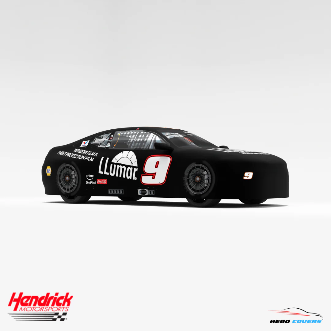 Officially Licensed Hendrick Motorsports Black Llumar #9 Car Cover – Precision Fit & Ultimate Protection | HeroCovers - Image 5