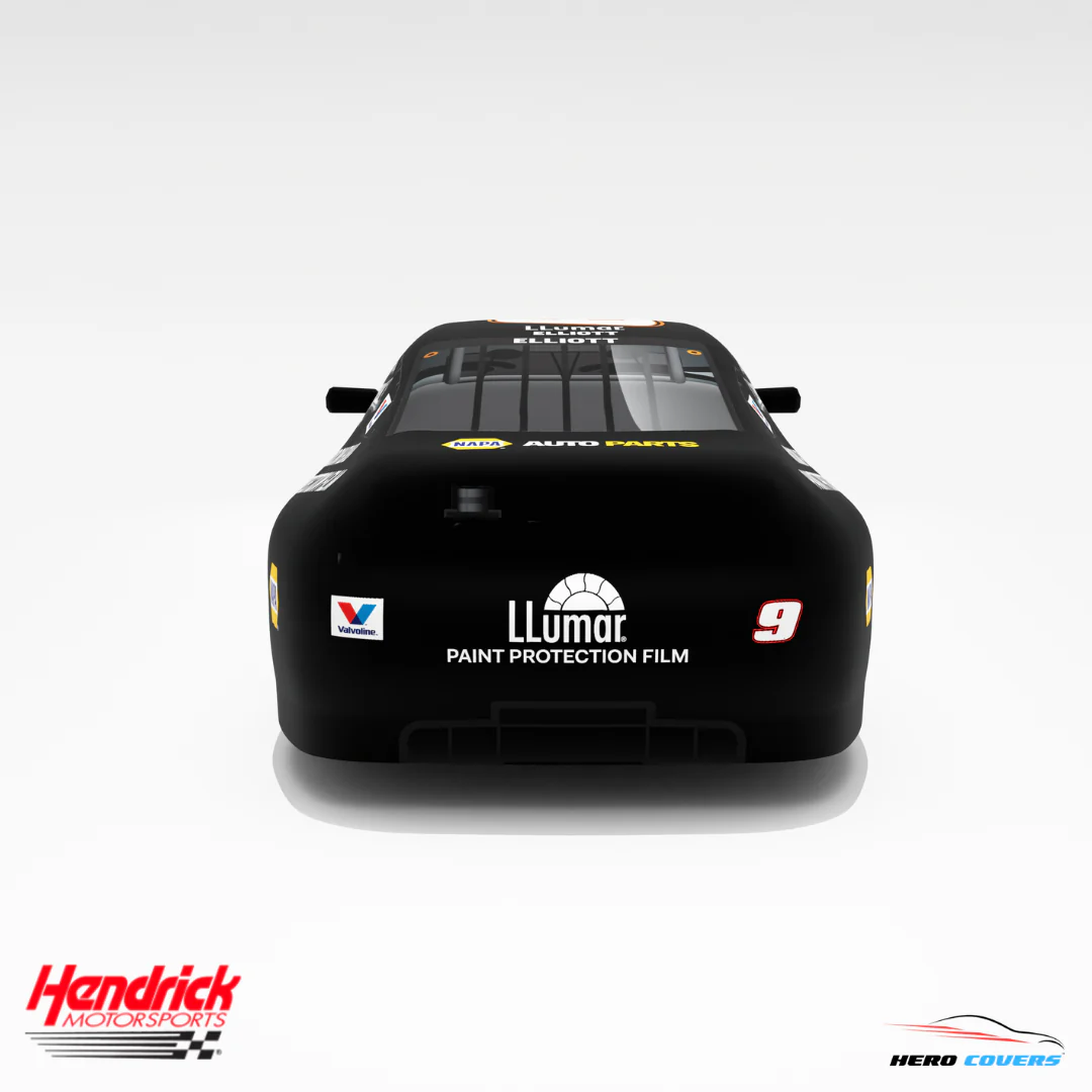 Officially Licensed Hendrick Motorsports Black Llumar #9 Car Cover – Precision Fit & Ultimate Protection | HeroCovers - Image 6