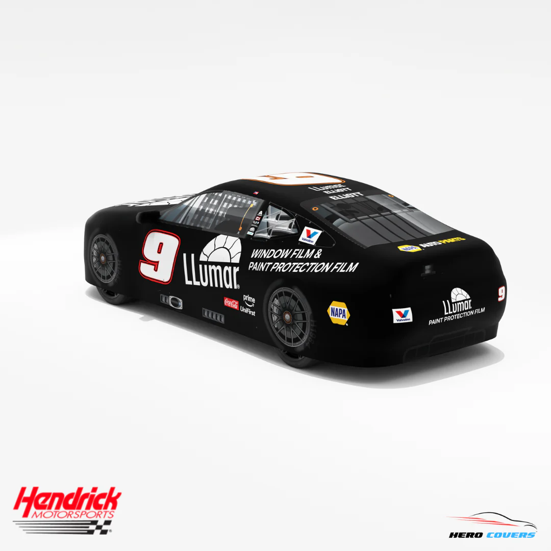 Officially Licensed Hendrick Motorsports Black Llumar #9 Car Cover – Precision Fit & Ultimate Protection | HeroCovers - Image 7