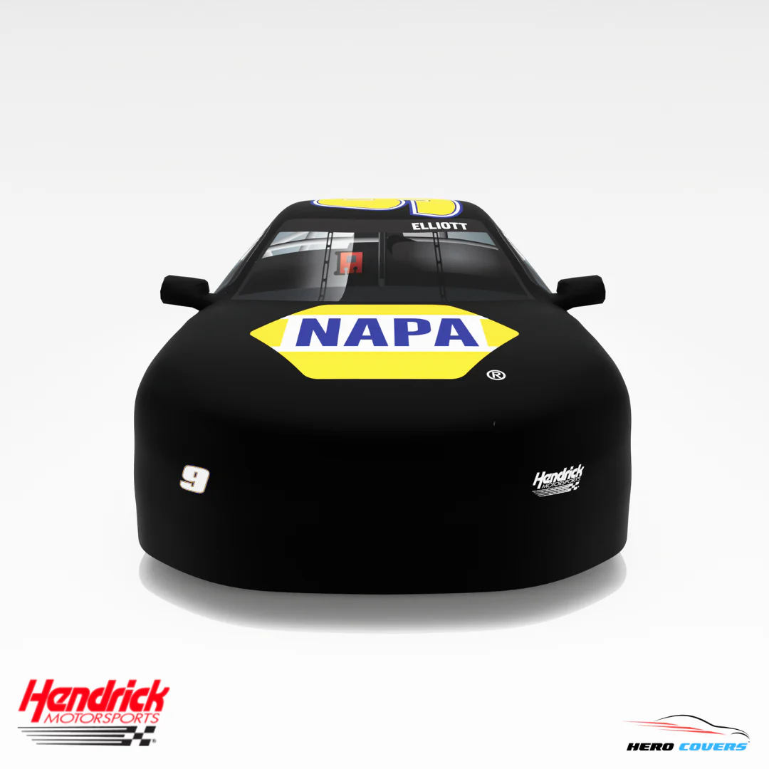 Officially Licensed Hendrick Motorsports Black Napa #9 Car Cover – Precision Fit & Ultimate Protection | HeroCovers - Image 3
