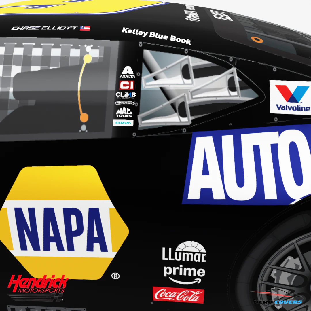 Officially Licensed Hendrick Motorsports Black Napa #9 Car Cover – Precision Fit & Ultimate Protection | HeroCovers - Image 9