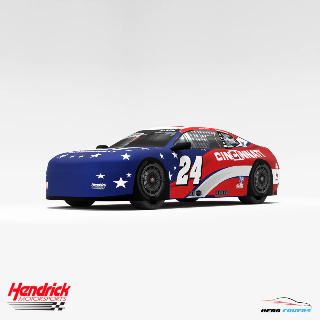 Officially Licensed Hendrick Motorsports Cincinnati NEW Car Cover – Precision Fit & Ultimate Protection | HeroCovers