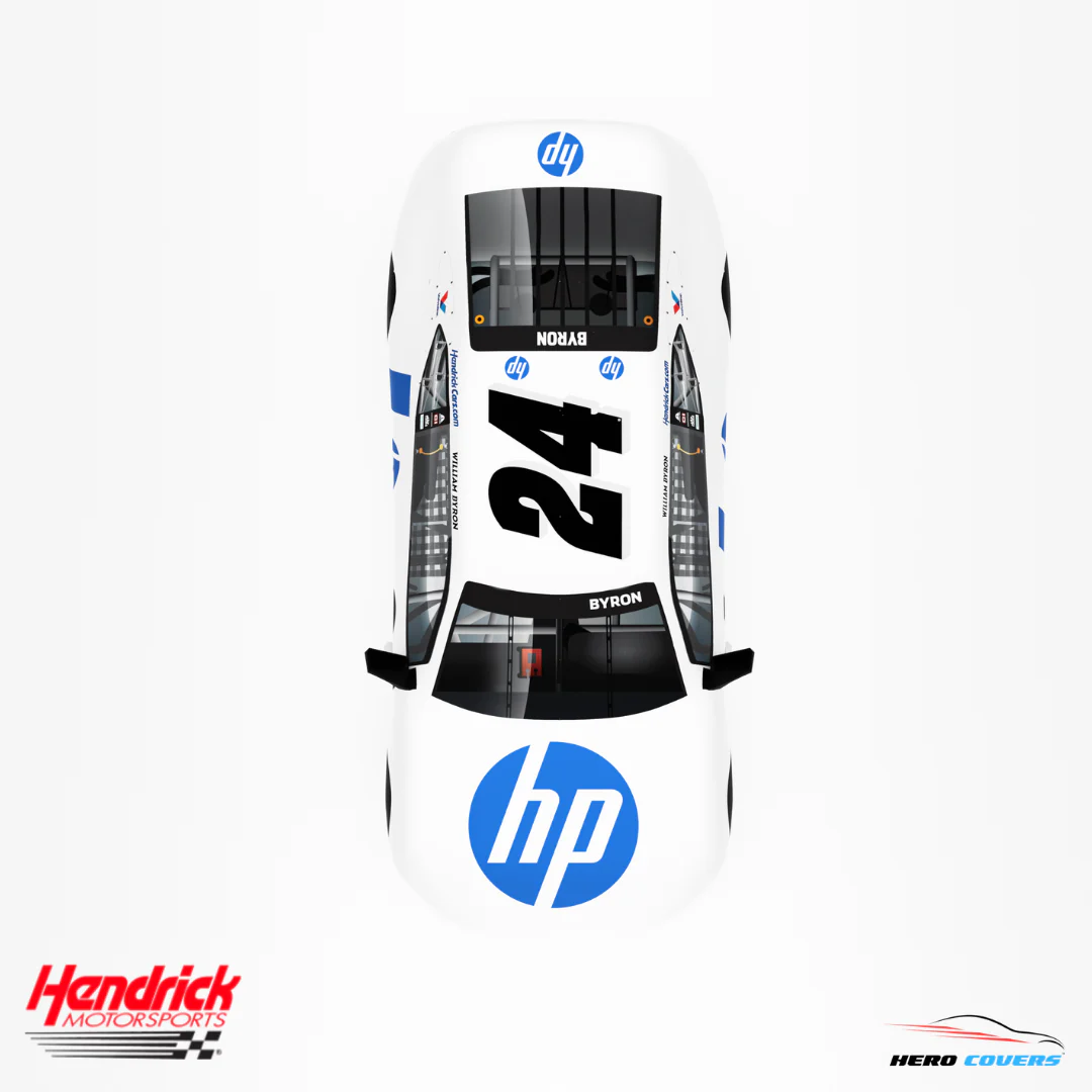 Officially Licensed Hendrick Motorsports HP White NEW Car Cover – Precision Fit & Ultimate Protection | HeroCovers - Image 4