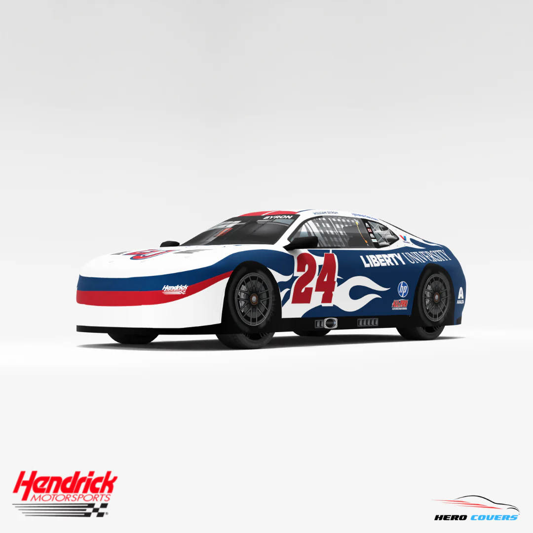 Officially Licensed Hendrick Motorsports LibertyUni NEW Car Cover – Precision Fit & Ultimate Protection | HeroCovers