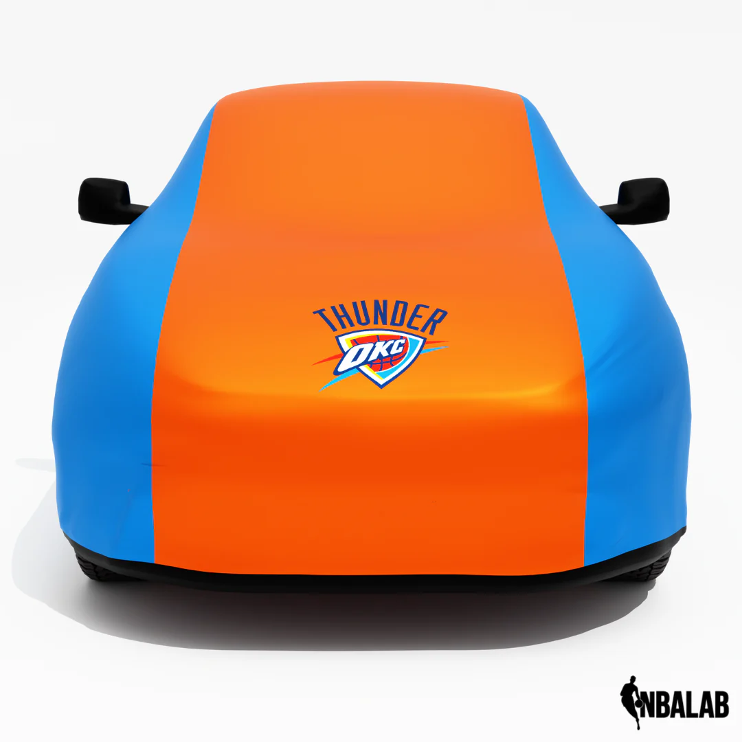 Officially Licensed Oklahoma City 2 Tone Car Covers – Indoor & Outdoor | NBA Protection | HeroCovers - Image 3