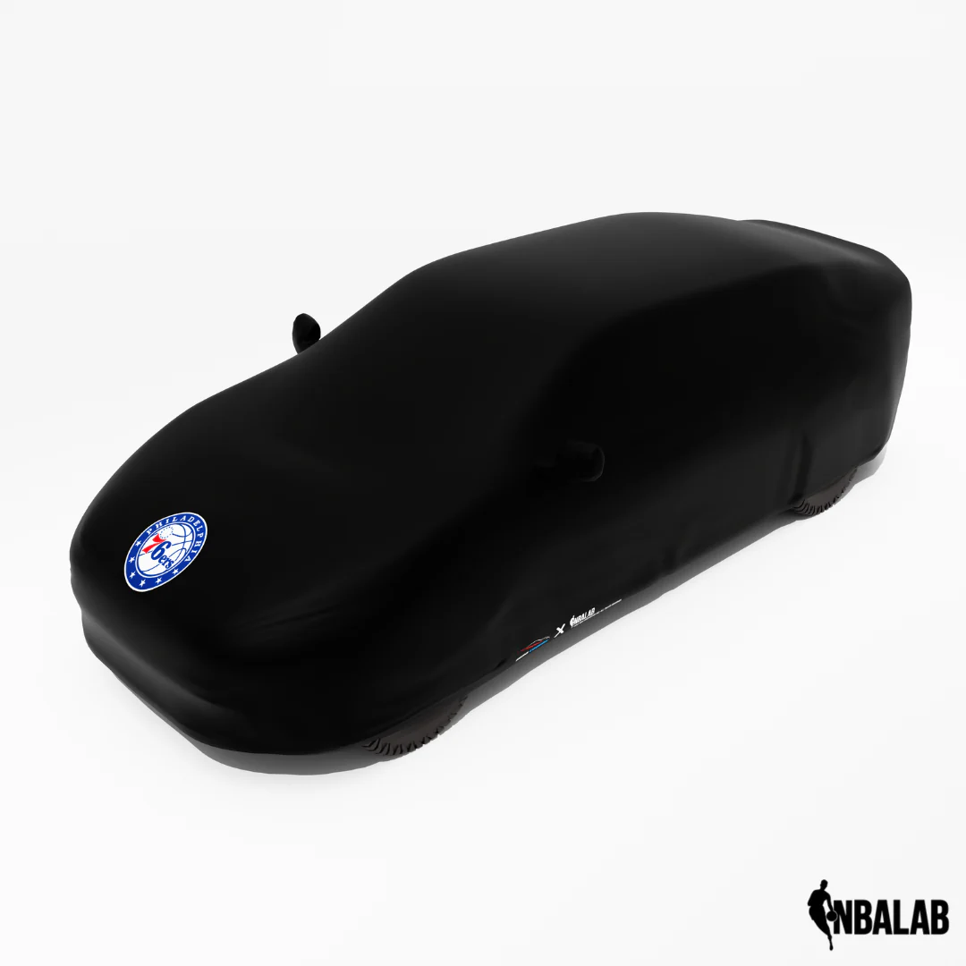 Officially Licensed Philadelphia Black Car Covers – Indoor & Outdoor | NBA Protection | HeroCovers