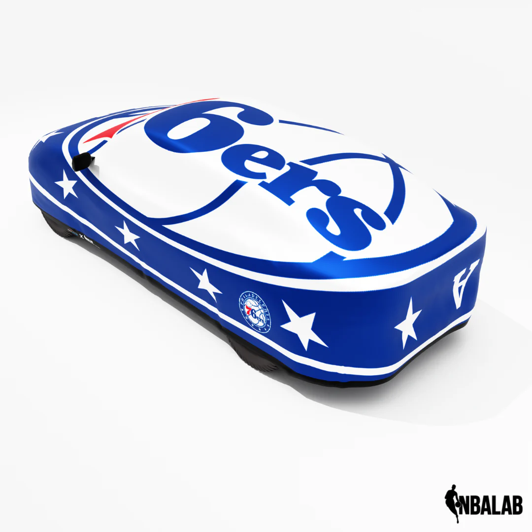 Officially Licensed Philadelphia Cover Stretch Logo – Indoor & Outdoor | NBA Protection | HeroCovers - Image 5
