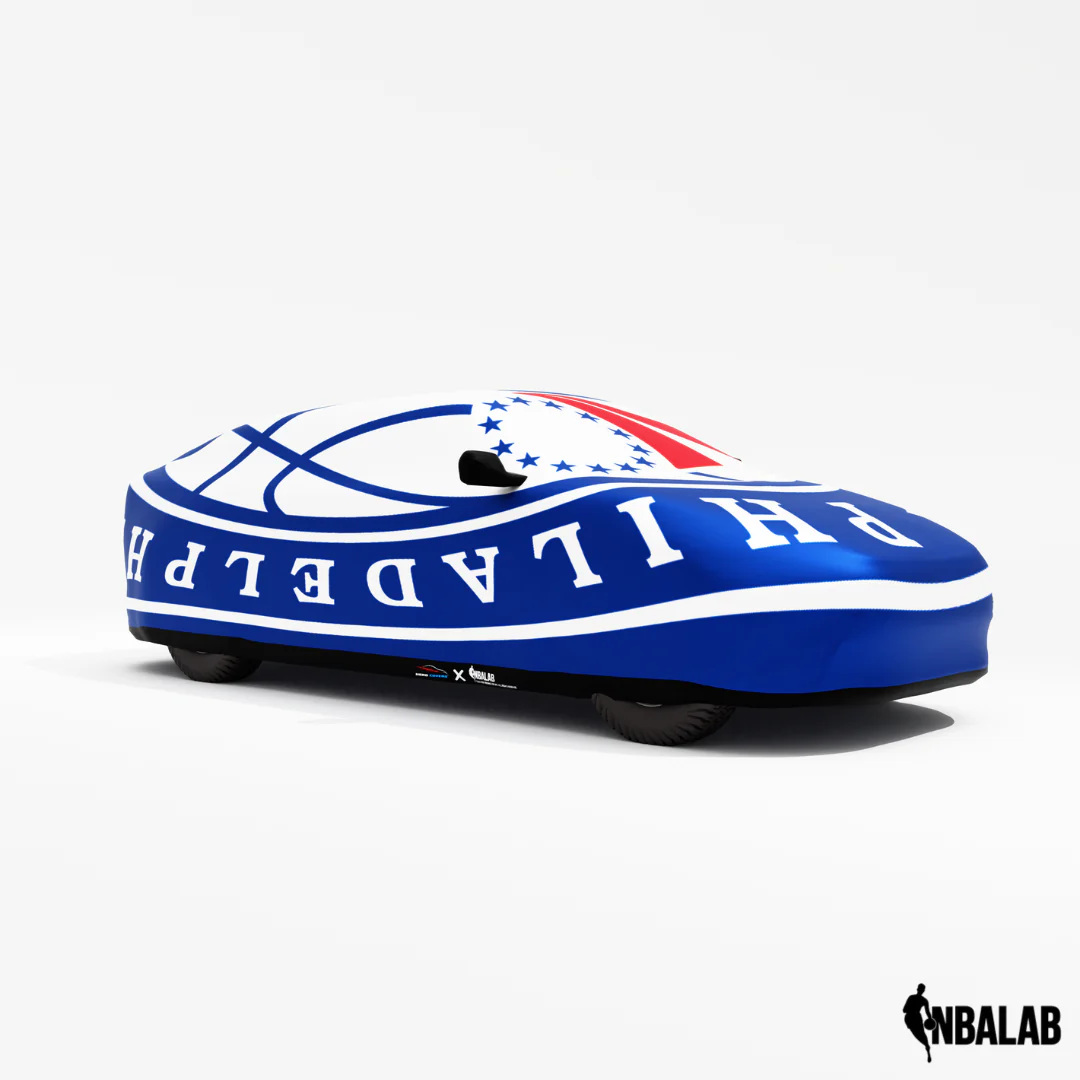 Officially Licensed Philadelphia Cover Stretch Logo – Indoor & Outdoor | NBA Protection | HeroCovers - Image 7