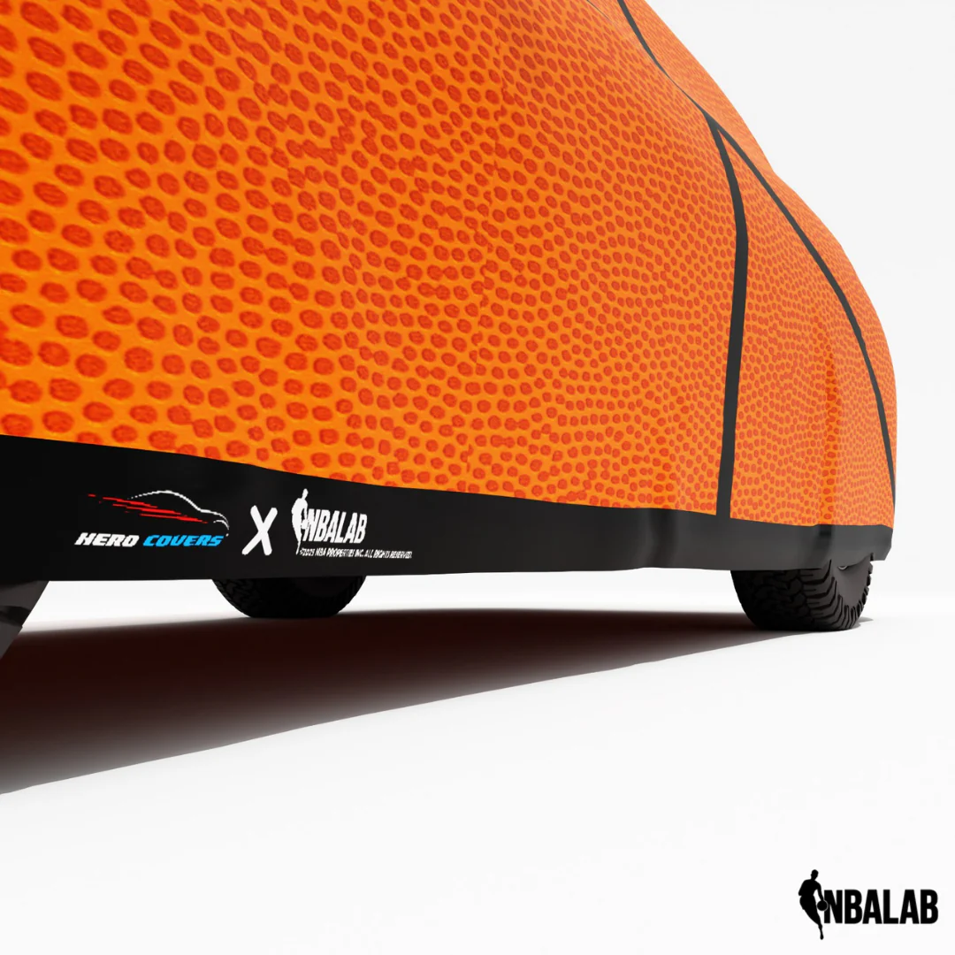 Officially Licensed Philadelphia Life Size Basketball Car Covers – Indoor & Outdoor | NBA Protection | HeroCovers - Image 10