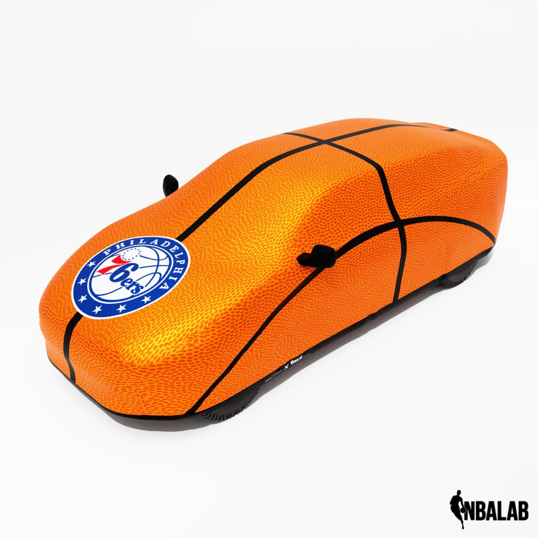 Officially Licensed Philadelphia Life Size Basketball Car Covers – Indoor & Outdoor | NBA Protection | HeroCovers - Image 6