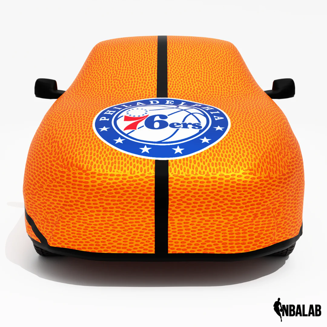 Officially Licensed Philadelphia Life Size Basketball Car Covers – Indoor & Outdoor | NBA Protection | HeroCovers - Image 8