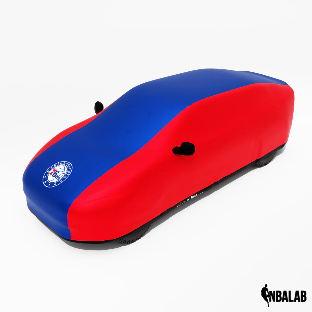 Officially Licensed Philadelphia 76ers 2 Tone Car Covers – Indoor & Outdoor | NBA Protection | HeroCovers - Image 4