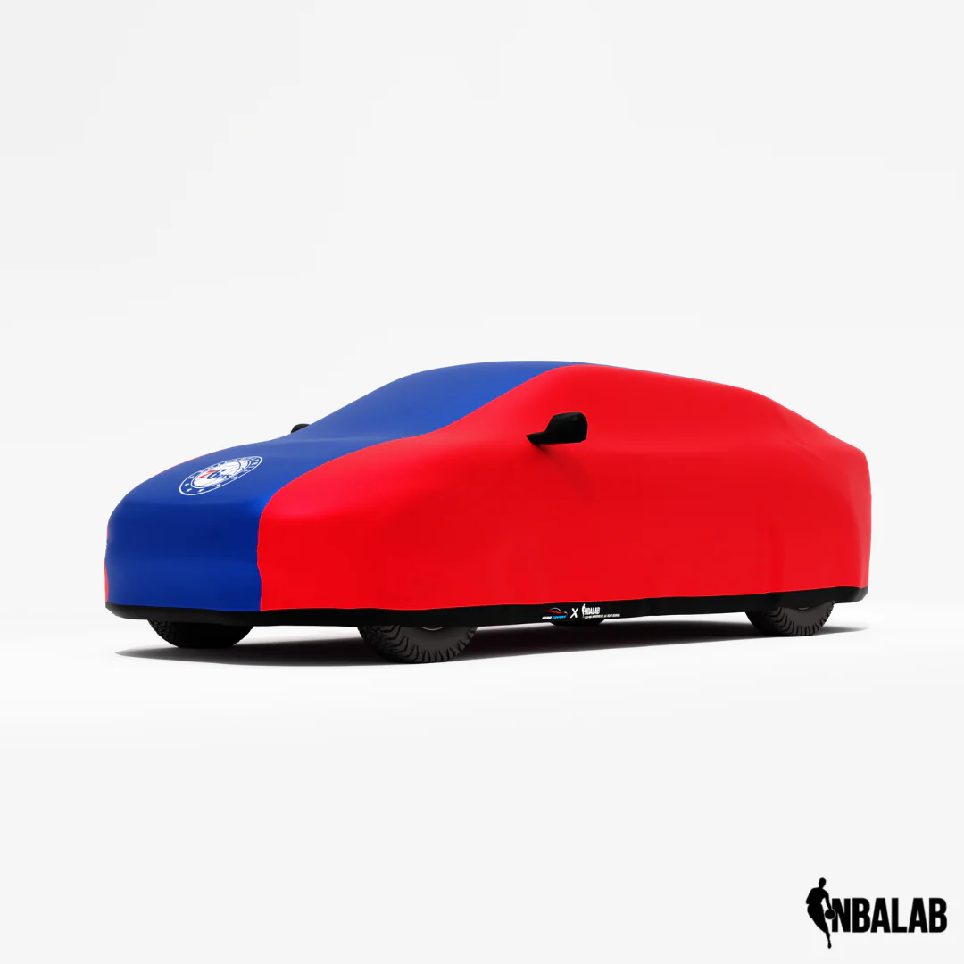 Officially Licensed Philadelphia 76ers 2 Tone Car Covers – Indoor & Outdoor | NBA Protection | HeroCovers - Image 5