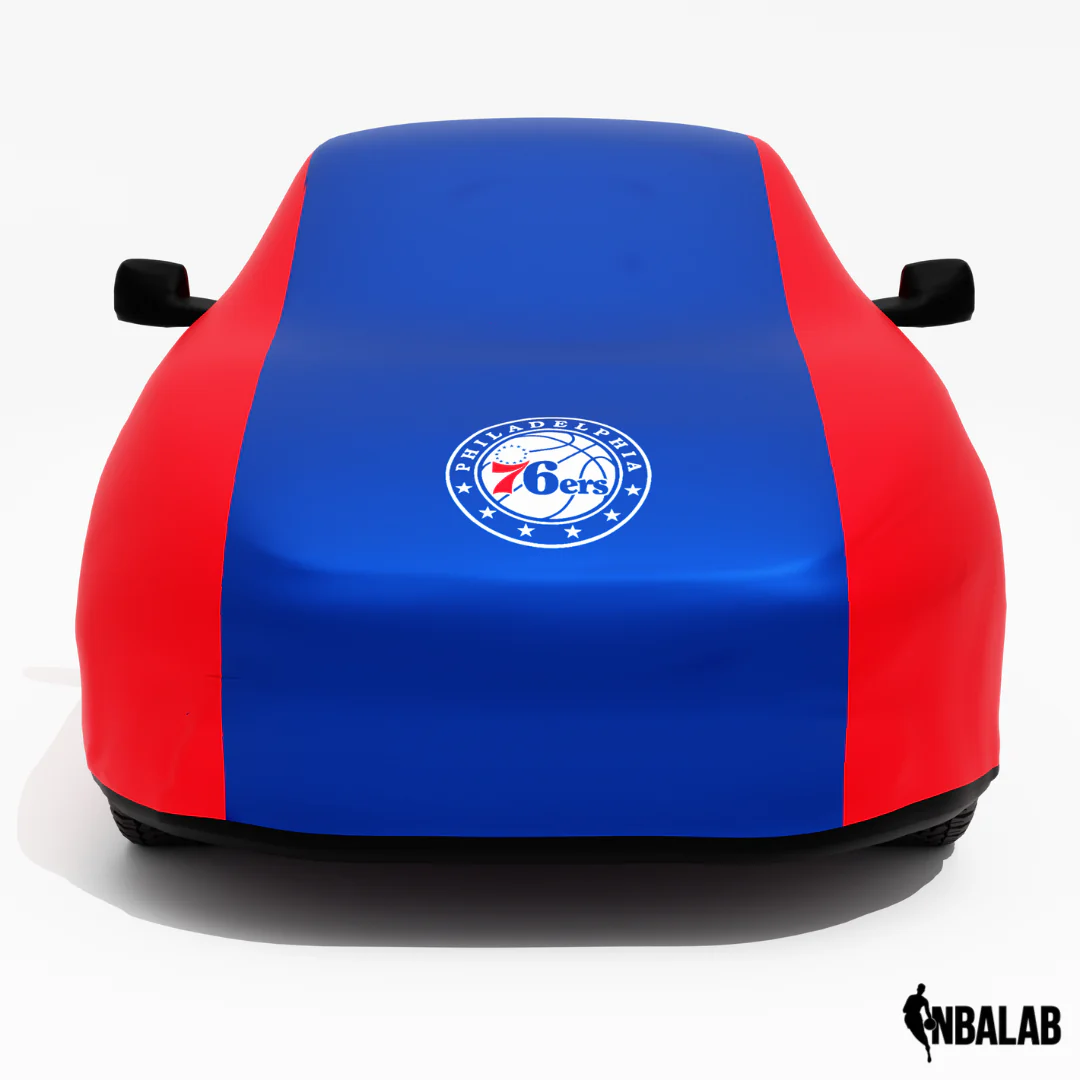 Officially Licensed Philadelphia 76ers 2 Tone Car Covers – Indoor & Outdoor | NBA Protection | HeroCovers - Image 6