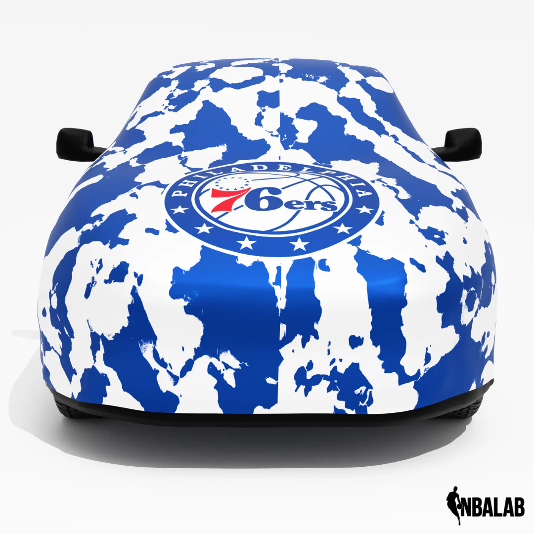 Officially Licensed Philadelphia Comouflage Car Covers – Indoor & Outdoor | NBA Protection | HeroCovers - Image 3