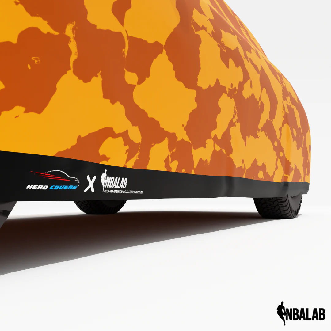 Officially Licensed Phoenix Suns Comouflage Car Covers – Indoor & Outdoor | NBA Protection | HeroCovers - Image 4