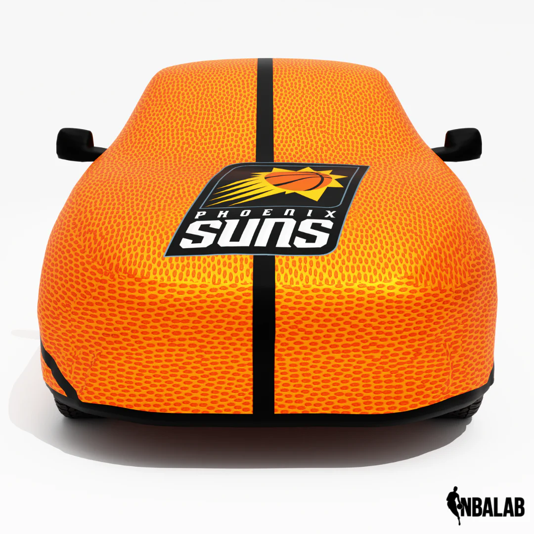 Officially Licensed Phoenix Suns Life Size Basketball Car Covers – Indoor & Outdoor | NBA Protection | HeroCovers - Image 4