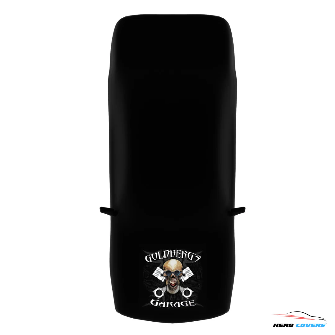 Bill Goldberg Car Cover: Standard Black - Goldbergs Garage by HeroCovers - Image 4