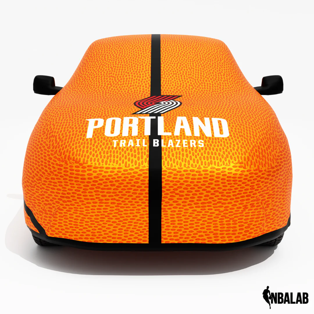 Officially Licensed Portland Trail Life Size Basketball Car Covers – Indoor & Outdoor | NBA Protection | HeroCovers - Image 4