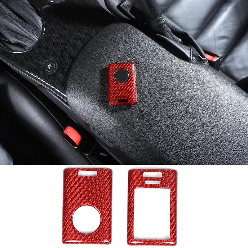Real Carbon Fiber Key Fob Cover for Chevrolet Corvette C7 (2014–2019) - Image 7