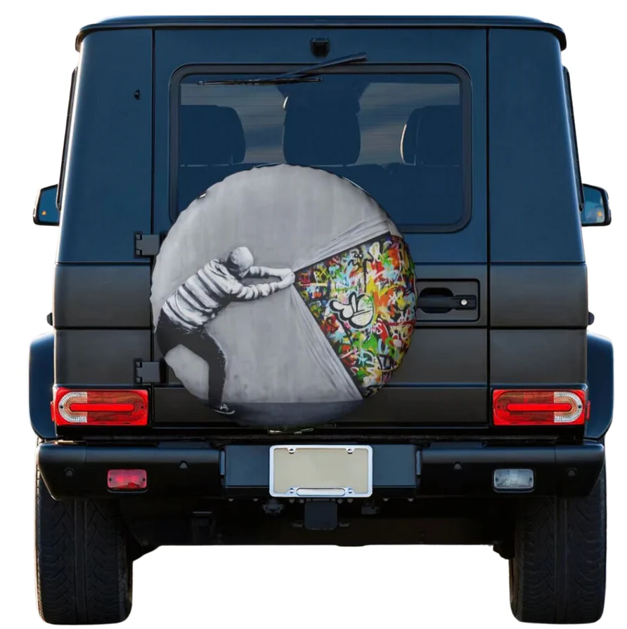 Custom Photo Upload Spare Tire Cover Jeep, Bronco, G Wagon, Baja - Image 10