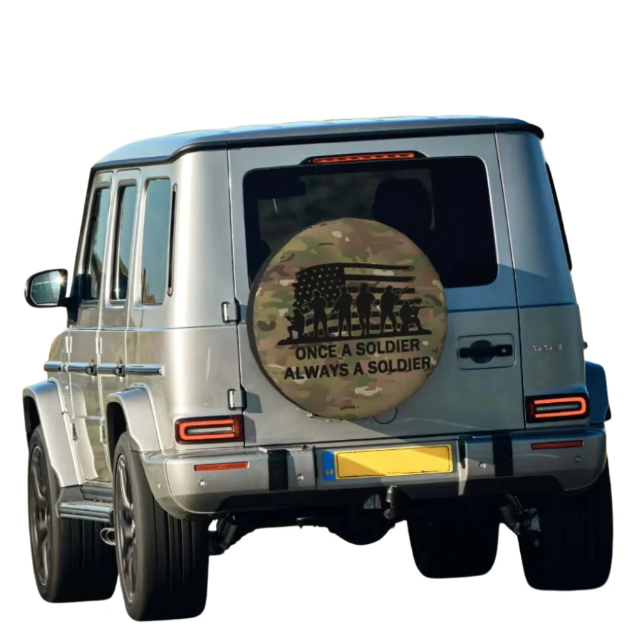 Custom Photo Upload Spare Tire Cover Jeep, Bronco, G Wagon, Baja - Image 12