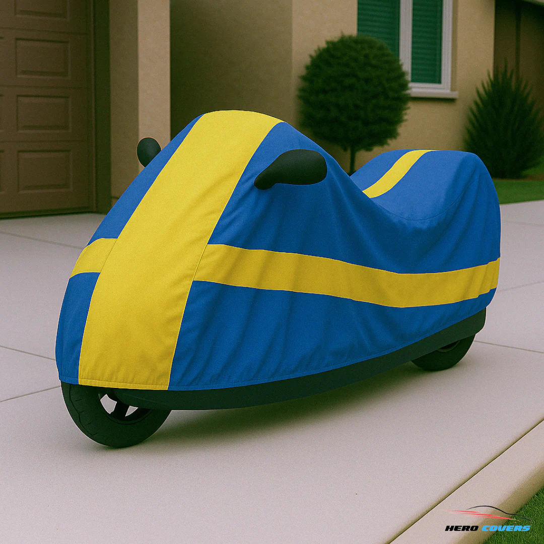 Sweden Flag Design Car Cover | Premium Indoor or Outdoor Protection | HeroCovers - Image 2